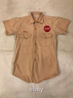 Vintage 1960's Coca Cola Coke Drivers Uniform Shirt and Pants Small
