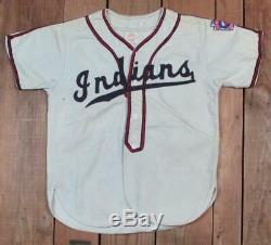 Vintage 1960s Indians Boys Baseball Uniform PA. Little League Team Shirt/Pants 30