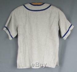 Vintage 1960s L. A. Dodgers Flannel Youth Baseball Uniform Shirt, Pants, Cap, &Socks