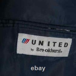 Vintage 1980s United Airlines Uniform Jacket Trench Coat, Pants Shirt Brookhurst