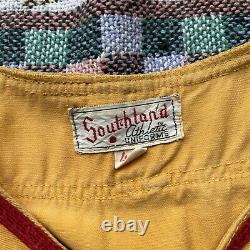 Vintage 40s 50s Southland Atheltic Baseball Uniform Shirt and Pants Chainstitch