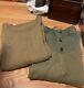 Vintage 40s WWII US Army OD Green Wool Blend Drawers Long Johns Pants/ Shirt Lot