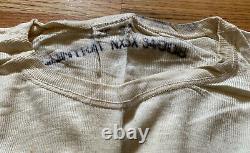 Vintage 40s WWII USN US NAVY Sailors Pullover Undershirt T Shirt/ Pants Size 32