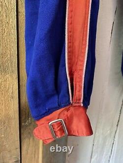 Vintage 50s Blue Red Palace Clothiers Baseball Uniform Shirt & Pants Empire S/M
