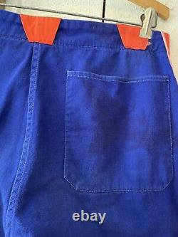 Vintage 50s Blue Red Palace Clothiers Baseball Uniform Shirt & Pants Empire S/M