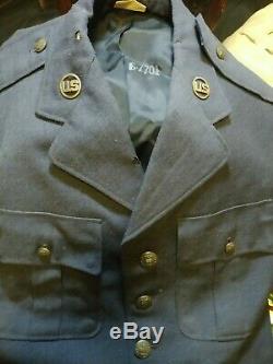 Vintage 60's Vietnam US Air Force Combat Shirts Patches pins Dress jacket pants
