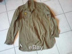 Vintage Army Uniform Jacket 36R, Pants W 30/L 33, Shirt 34, Belt, Tie and Hat 7 3/8