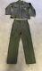 Vintage Authentic U. S. Army Military Uniform Shirt / Pants / Belt w Patches