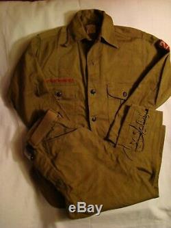 Vintage BSA 1940's Boy Scouts of America Uniform Sweet-Orr Shirt Pants