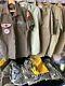 Vintage Boy Scout Master Uniform Shirts, Pants, Shorts. Lot of 26