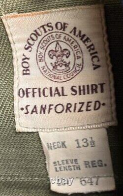 Vintage Boy Scout Outfit Shirt Pants, NECKERCHIEF Belt CLEAN ORIGINAL