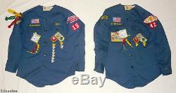 Vintage Boy Scout Uniforms Eagle Patches Neckerchief Shirts Pants Shorts