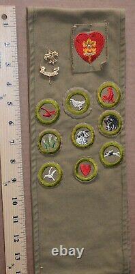 Vintage Boy Scouts BSA Collection Shirts, pants, belts, bags, aprons, 1940 SASH