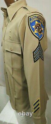 Vintage CHP California Hwy Patrol Uniform Shirt & Pants See Measurements