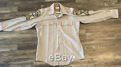 Vintage CHP Uniform Authentic Pants And Shirt With zipper Worn Very Little