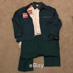 Vintage Coca Cola Delivery Drivers Uniform Jacket Pants Shirt Riverside USA Rare