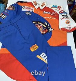 Vintage Darrell Waltrip pit crew or Driver uniform shirt/pants Nascar KMart 2000