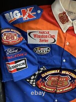 Vintage Darrell Waltrip pit crew or Driver uniform shirt/pants Nascar KMart 2000