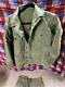 Vintage HBT Herringbone 13 Star Button Shirt & Pants 1940s US Army WWII Size M