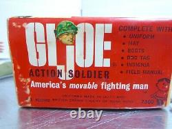 Vintage Hasbro 1964 G. I. JOE Action Soldier #7500 IN BOX