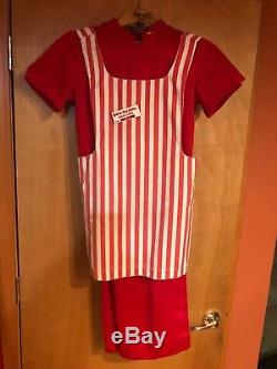 Vintage KFC uniform Pants top apron hat 1970's 1960's Kentucky Fried Chicken