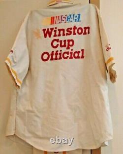 Vintage NASCAR Pit Official Uniform Suit Shirt Pants Winston Cup RACE USED XL