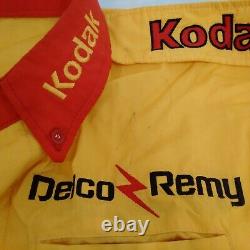 Vintage NASCAR Race Used Crew Uniform Shirt Pants KODAK 1990s Signed Marlin Rare
