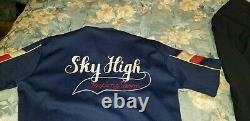 Vintage NHRA 1970's Sky High Racing Team Pit Worn Complete Uniform Shirt & Pants