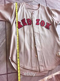 Vintage Red Sox Made In USA Baseball Jersey Pants HARV-AL RARE STITCHED Uniform