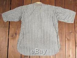 Vintage Spalding Antique Wool Flannel Baseball Uniform Sun Collar Shirt Pants
