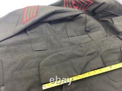 Vintage US Marine Army Uniform Hat Pants, Tie & Shirt P. C Shedal Read Detail