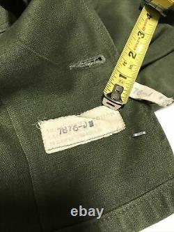 Vintage US Military Mens Army Green Cotton Sateen Shirts/Pants OG-107 Lot