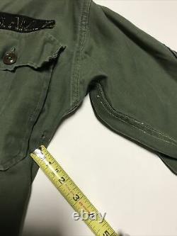 Vintage US Military Mens Army Green Cotton Sateen Shirts/Pants OG-107 Lot