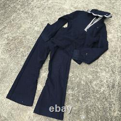 Vintage USN Navy Bell Bottom Wool Pants Shirt Military Army Uniform WWII Vietnam