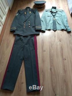 Vintage Ukraine General Pants Shirt Tie AP Hat Uniform Jacket Military