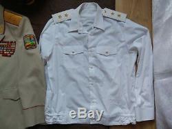 Vintage Ukraine General lieutenant Pants Shirt AP Hat Uniform Jacket Military