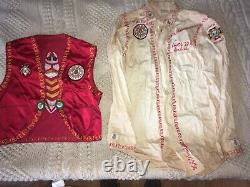 Vintage VFW Military Order of the Cootie MOC Lot Uniform Vest, Shirt and pants