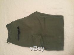 Vintage Vietnam jungle fatigue Shirt x 2 and 1 pants rip stop poplin OG107