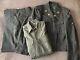 Vintage WW II US Army Wool Uniform, Ike Jacket/Shirt/Pants, Olive Green
