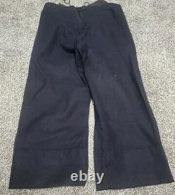 Vintage WW2 US Navy Naval Clothing Factory Wool Uniform Pants, Shirts, Cap