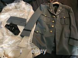 Vintage WW2 Viet Military Dress Uniform Jacket, 2 shirts, pants, tie, beret nice