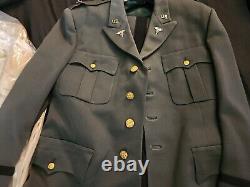 Vintage WW2 Viet Military Dress Uniform Jacket, 2 shirts, pants, tie, beret nice