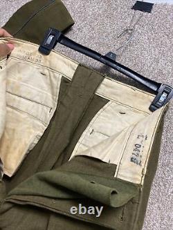 Vintage WW2 WWII 1940's US Army Wool'Ike' Military Jacket Pants Shirt Hat 1942