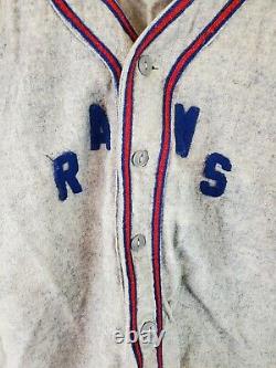 Vintage Wool Baseball Uniform Shirt Pants Rams 40s 50s 60s Marshall Gamemaster