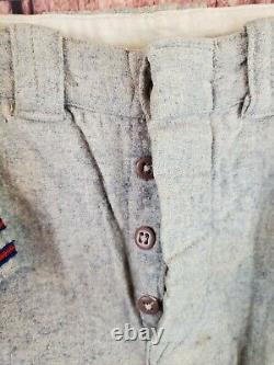 Vintage Wool Baseball Uniform Shirt Pants Rams 40s 50s 60s Marshall Gamemaster