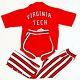 Virginia Tech Basketball Uniform Vintage Vtg Rawlings Shorts Shirt Pants 60s 70s