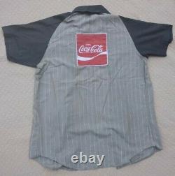 Vtg 1970's Coca-Cola Route Delivery Drivers Uniform Jacket Shirt Pants Grey