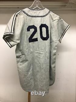 Vtg 50s Baseball Wool Uniform Shirt Pants Cornwall Grey Sz42 Lebanon County Pa