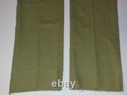 Vtg 60s BSA BOY SCOUTS OLIVE GREEN UNIFORM SHIRT PANTS NECKERCHIEF SET SMALL