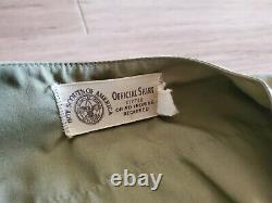 Vtg. BSA Boy Scout Uniform Shirt Hat Pants Patches sash new orleans 1960's